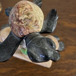 Handcrafted Stone Turtle Figurine -